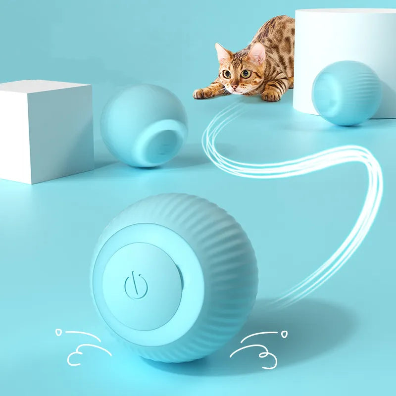 Electric Cat Ball Toys Automatic Rolling 